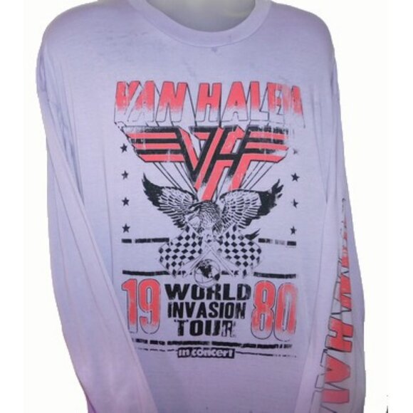 Van Halen World Tour Invation 1980 Tour Nice Cozy Shirt! XXX-Large - Picture 1 of 1